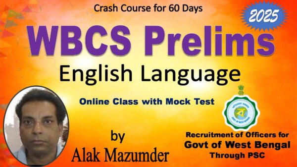 WBCS Prelims English Language